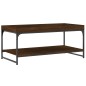 vidaXL Couchtisch Braun Eichen-Optik 100x49x45 cm Holzwerkstoff vidaXL Couchtisch Braun Eichen-Optik 100x49x45 cm Holzwerkstoff