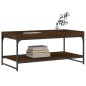 vidaXL Couchtisch Braun Eichen-Optik 100x49x45 cm Holzwerkstoff vidaXL Couchtisch Braun Eichen-Optik 100x49x45 cm Holzwerkstoff