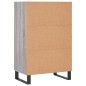 vidaXL Highboard Grau Sonoma 57x35x90 cm Holzwerkstoff vidaXL Highboard Grau Sonoma 57x35x90 cm Holzwerkstoff