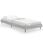 vidaXL Bettgestell Grau Sonoma 75x190 cm Holzwerkstoff vidaXL Bettgestell Grau Sonoma 75x190 cm Holzwerkstoff