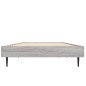 vidaXL Bettgestell Grau Sonoma 75x190 cm Holzwerkstoff vidaXL Bettgestell Grau Sonoma 75x190 cm Holzwerkstoff