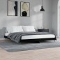 vidaXL Bettgestell Schwarz 180x200 cm Holzwerkstoff vidaXL Bettgestell Schwarz 180x200 cm Holzwerkstoff