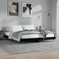 vidaXL Bettgestell Schwarz 180x200 cm Holzwerkstoff vidaXL Bettgestell Schwarz 180x200 cm Holzwerkstoff