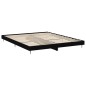 vidaXL Bettgestell Schwarz 180x200 cm Holzwerkstoff vidaXL Bettgestell Schwarz 180x200 cm Holzwerkstoff