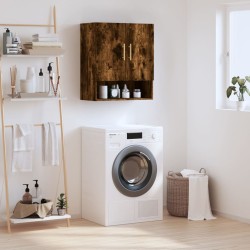 vidaXL Wandschrank Räuchereiche 60x31x70 cm Holzwerkstoff