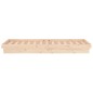 vidaXL Massivholzbett mit LEDs 90x190 cm vidaXL Massivholzbett mit LEDs 90x190 cm