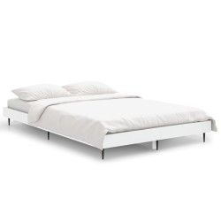 vidaXL Bettgestell Weiß 120x190 cm Holzwerkstoff