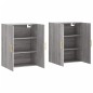 Wandschränke 2 Stk. Grau Sonoma 69,5x34x90 cm Wandschränke 2 Stk. Grau Sonoma 69,5x34x90 cm