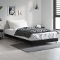 vidaXL Bettgestell Schwarz 90x190 cm Holzwerkstoff vidaXL Bettgestell Schwarz 90x190 cm Holzwerkstoff