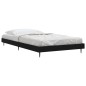 vidaXL Bettgestell Schwarz 90x190 cm Holzwerkstoff vidaXL Bettgestell Schwarz 90x190 cm Holzwerkstoff