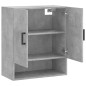 vidaXL Wandschrank Betongrau 60x31x70 cm Holzwerkstoff vidaXL Wandschrank Betongrau 60x31x70 cm Holzwerkstoff