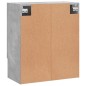 vidaXL Wandschrank Betongrau 60x31x70 cm Holzwerkstoff vidaXL Wandschrank Betongrau 60x31x70 cm Holzwerkstoff