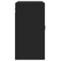 vidaXL Wandschrank Schwarz 60x31x60 cm Holzwerkstoff vidaXL Wandschrank Schwarz 60x31x60 cm Holzwerkstoff
