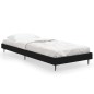 vidaXL Bettgestell Schwarz 75x190 cm Holzwerkstoff vidaXL Bettgestell Schwarz 75x190 cm Holzwerkstoff