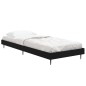 vidaXL Bettgestell Schwarz 75x190 cm Holzwerkstoff vidaXL Bettgestell Schwarz 75x190 cm Holzwerkstoff