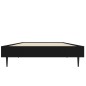 vidaXL Bettgestell Schwarz 75x190 cm Holzwerkstoff vidaXL Bettgestell Schwarz 75x190 cm Holzwerkstoff