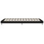 vidaXL Bettgestell Schwarz 75x190 cm Holzwerkstoff vidaXL Bettgestell Schwarz 75x190 cm Holzwerkstoff