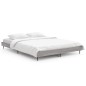 vidaXL Bettgestell Grau Sonoma 140x190 cm Holzwerkstoff vidaXL Bettgestell Grau Sonoma 140x190 cm Holzwerkstoff