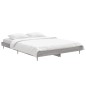 vidaXL Bettgestell Grau Sonoma 140x190 cm Holzwerkstoff vidaXL Bettgestell Grau Sonoma 140x190 cm Holzwerkstoff