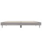 vidaXL Bettgestell Grau Sonoma 140x190 cm Holzwerkstoff vidaXL Bettgestell Grau Sonoma 140x190 cm Holzwerkstoff