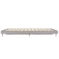 vidaXL Bettgestell Grau Sonoma 140x190 cm Holzwerkstoff vidaXL Bettgestell Grau Sonoma 140x190 cm Holzwerkstoff