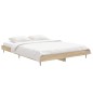 vidaXL Bettgestell Sonoma-Eiche 135x190 cm Holzwerkstoff vidaXL Bettgestell Sonoma-Eiche 135x190 cm Holzwerkstoff