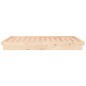 vidaXL Massivholzbett mit LEDs 120x190 cm vidaXL Massivholzbett mit LEDs 120x190 cm