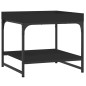 vidaXL Couchtisch Schwarz 49,5x49,5x45 cm Holzwerkstoff vidaXL Couchtisch Schwarz 49,5x49,5x45 cm Holzwerkstoff