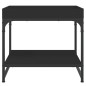 vidaXL Couchtisch Schwarz 49,5x49,5x45 cm Holzwerkstoff vidaXL Couchtisch Schwarz 49,5x49,5x45 cm Holzwerkstoff