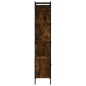 vidaXL Bücherregal mit Tür Räuchereiche 44,5x30x154,5 cm Holzwerkstoff vidaXL Bücherregal mit Tür Räuchereiche 44,5x30x154,5 cm Holzwerkstoff