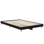 vidaXL Bettgestell Schwarz 120x190 cm Holzwerkstoff vidaXL Bettgestell Schwarz 120x190 cm Holzwerkstoff