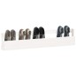 vidaXL Wand-Schuhregale 2 Stk. Weiß 110x9x23 cm Massivholz Kiefer vidaXL Wand-Schuhregale 2 Stk. Weiß 110x9x23 cm Massivholz Kiefer