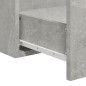 vidaXL Badschrank mit Spiegel Betongrau Holzwerkstoff vidaXL Badschrank mit Spiegel Betongrau Holzwerkstoff
