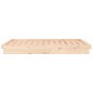 vidaXL Massivholzbett mit LEDs 150x200 cm vidaXL Massivholzbett mit LEDs 150x200 cm