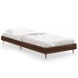 vidaXL Bettgestell Braun Eichen-Optik 75x190 cm Holzwerkstoff vidaXL Bettgestell Braun Eichen-Optik 75x190 cm Holzwerkstoff