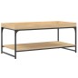 vidaXL Couchtisch Sonoma-Eiche 100x49x45 cm Holzwerkstoff vidaXL Couchtisch Sonoma-Eiche 100x49x45 cm Holzwerkstoff