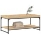 vidaXL Couchtisch Sonoma-Eiche 100x49x45 cm Holzwerkstoff vidaXL Couchtisch Sonoma-Eiche 100x49x45 cm Holzwerkstoff