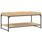 vidaXL Couchtisch Sonoma-Eiche 100x49x45 cm Holzwerkstoff vidaXL Couchtisch Sonoma-Eiche 100x49x45 cm Holzwerkstoff