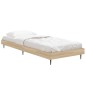 vidaXL Bettgestell Sonoma-Eiche 75x190 cm Holzwerkstoff vidaXL Bettgestell Sonoma-Eiche 75x190 cm Holzwerkstoff