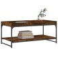 vidaXL Couchtisch Räuchereiche 100x49x45 cm Holzwerkstoff vidaXL Couchtisch Räuchereiche 100x49x45 cm Holzwerkstoff