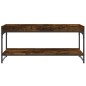 vidaXL Couchtisch Räuchereiche 100x49x45 cm Holzwerkstoff vidaXL Couchtisch Räuchereiche 100x49x45 cm Holzwerkstoff