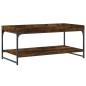 vidaXL Couchtisch Räuchereiche 100x49x45 cm Holzwerkstoff vidaXL Couchtisch Räuchereiche 100x49x45 cm Holzwerkstoff