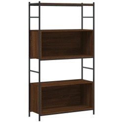 vidaXL Bücherregal Braun Eichen-Optik 80x30x145,5 cm Holzwerkstoff