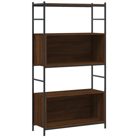 vidaXL Bücherregal Braun Eichen-Optik 80x30x145,5 cm Holzwerkstoff