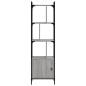 vidaXL Bücherregal mit Tür Grau Sonoma 44,5x30x154,5 cm Holzwerkstoff vidaXL Bücherregal mit Tür Grau Sonoma 44,5x30x154,5 cm Holzwerkstoff