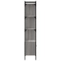 vidaXL Bücherregal mit Tür Grau Sonoma 44,5x30x154,5 cm Holzwerkstoff vidaXL Bücherregal mit Tür Grau Sonoma 44,5x30x154,5 cm Holzwerkstoff