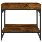 vidaXL Couchtisch Räuchereiche 49,5x49,5x45 cm Holzwerkstoff vidaXL Couchtisch Räuchereiche 49,5x49,5x45 cm Holzwerkstoff
