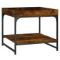 vidaXL Couchtisch Räuchereiche 49,5x49,5x45 cm Holzwerkstoff vidaXL Couchtisch Räuchereiche 49,5x49,5x45 cm Holzwerkstoff