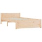 vidaXL Massivholzbett 100x200 cm vidaXL Massivholzbett 100x200 cm