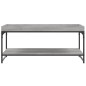 vidaXL Couchtisch Grau Sonoma 100x49x45 cm Holzwerkstoff